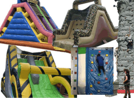Rock Wall Rentals in Southern Ontario, including Midway Carnival Rides, Mechanical Bulls, Slides, Obstacles, Bouncy Castles, and Lots of Games. Plus our Awesome Mega Midway Bouncer, Canada's largest bouncer!!