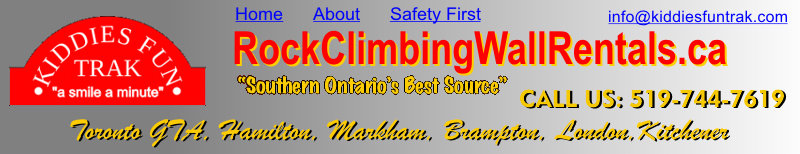 Rock Climbing Wall Rentals in Southern Ontario, Toronto GTA, Hamilton, Kitchener, London